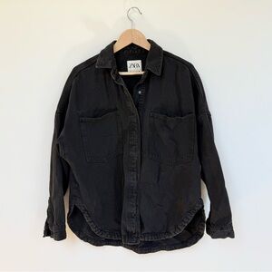 Zara denim shirt